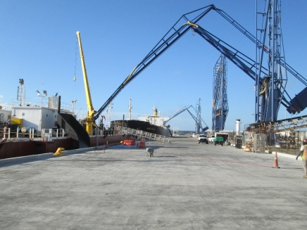 New concrete surface at Port Canaveral’s North Cargo Piers 1&2
