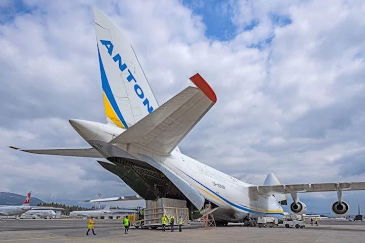 Antonov Airlines working with Chapman Freeborn Germany has successfully completed three AN-124-100 flights to transport a new mobile gas power plant generator and associated equipment from Ljubljana, Slovenia, to Kano, Nigeria.
