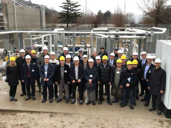 Guests from AET, Statoil, OSM Maritime Group, Samsung Shipyard, Hyundai Heavy Industries-Engine & Machinery Division, Wärtsilä Gas Systems and WinGD were on hand in Trieste, Italy, to witness the successful test of a WinGD X-DF engine running on a NG-VOC mix.